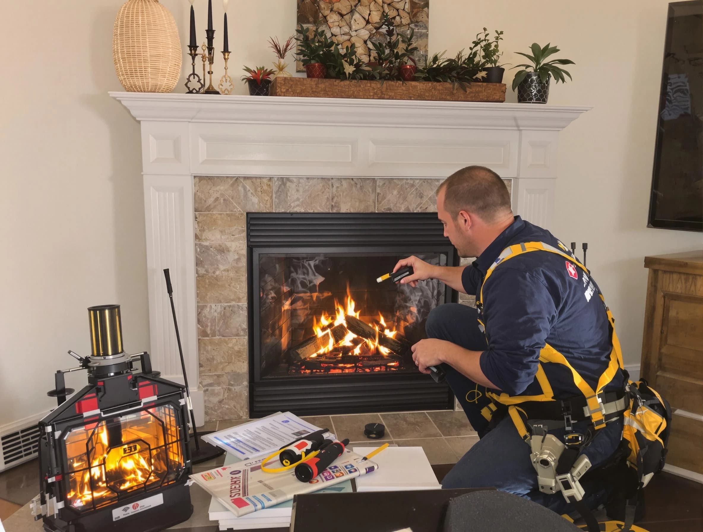 Safety-focused fireplace inspection by Niwot Chimney Sweep in Niwot, CO