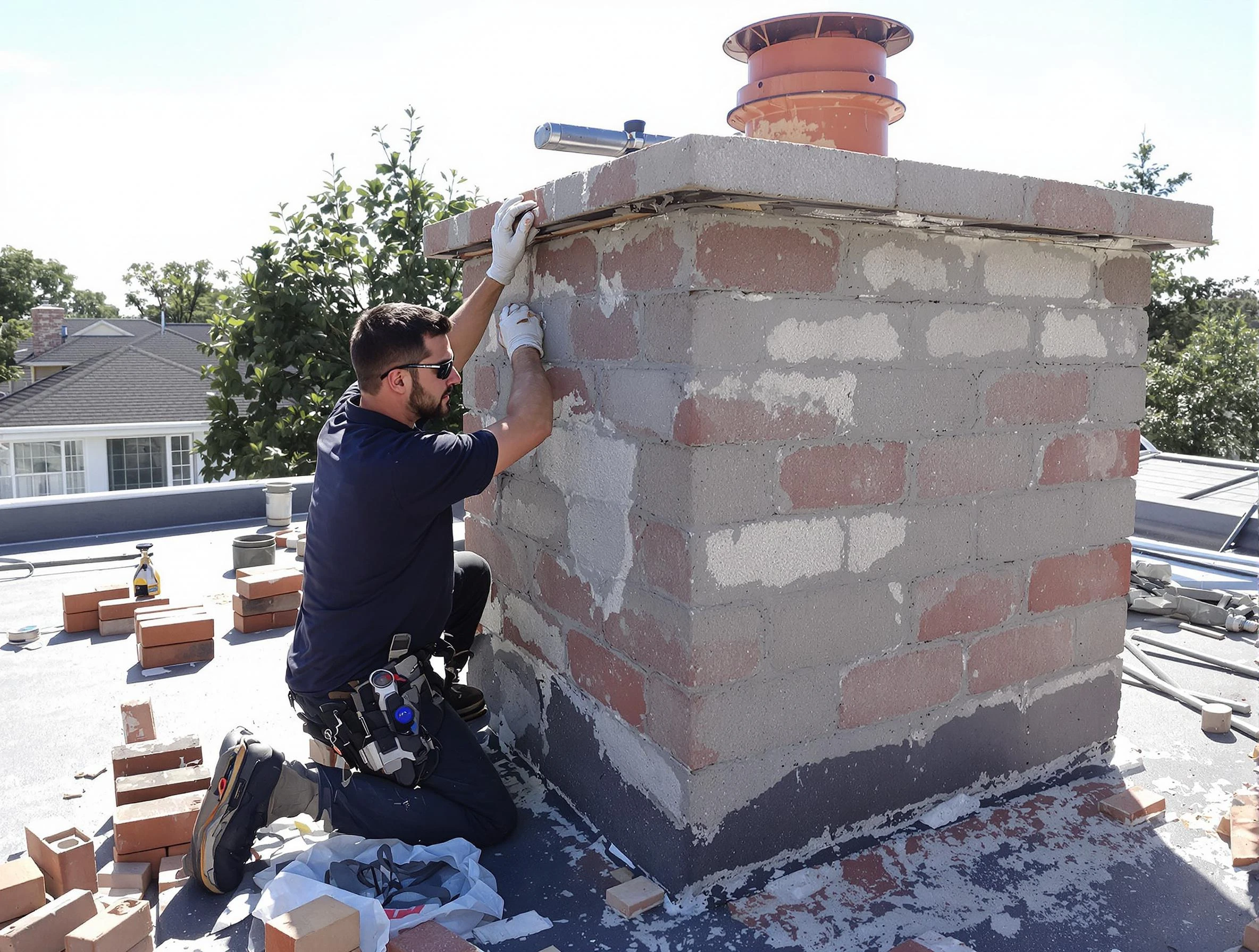 Advanced chimney repair process by Niwot Chimney Sweep in Niwot, CO